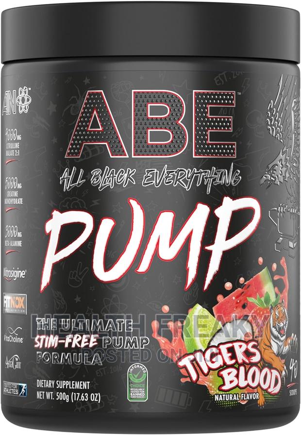 Preworkout ABE Pump Energy Muscle Builder Stimulant Free · Photo 1