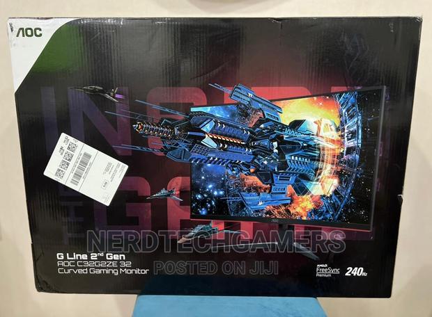 AOC C32G2ZE 32" Curved Frameless Gaming Monitor, Full HD · Photo 1