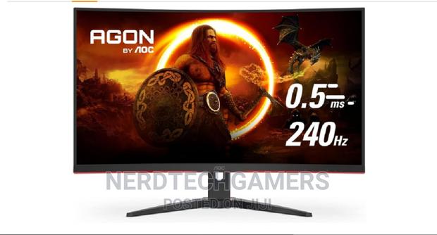 AOC C32G2ZE 32" Curved Frameless Gaming Monitor, Full HD · Photo 2