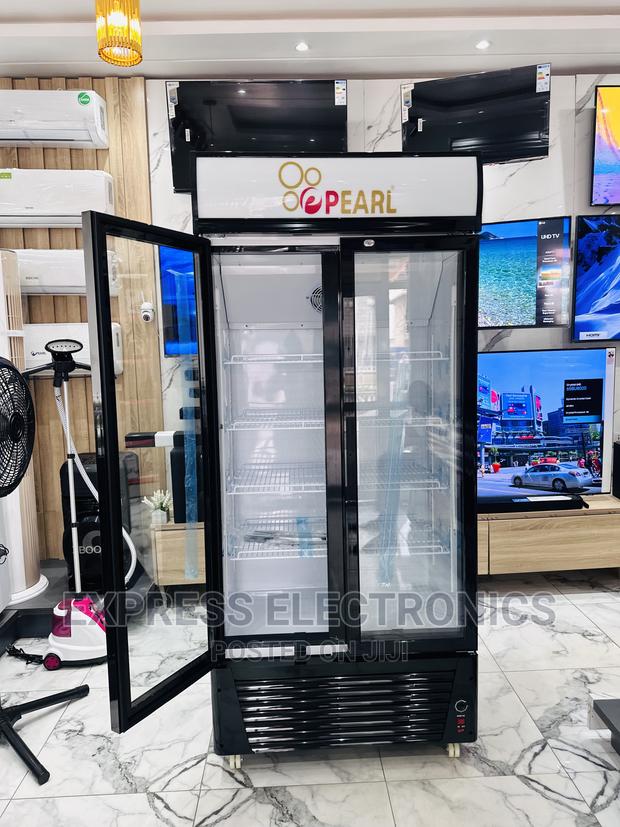 Large Capacity Pearl Display Fridge Double Door PVC 622-2b. · Photo 1