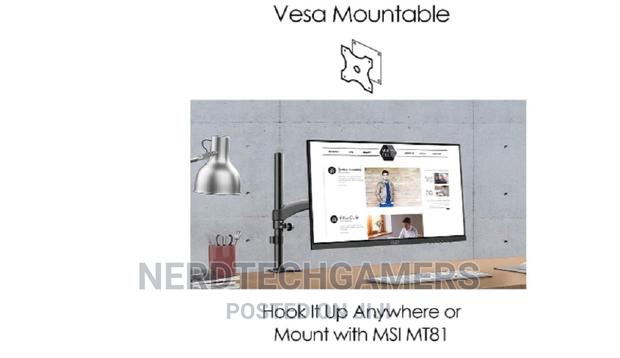 MSI Pro MP241X 24” Monitor, Full HD 1080p, 75hz Refresh Rate · Photo 3