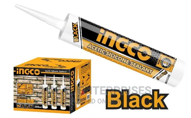 Ingco Acetic Silicone Sealant Black Hass03 · Photo 1