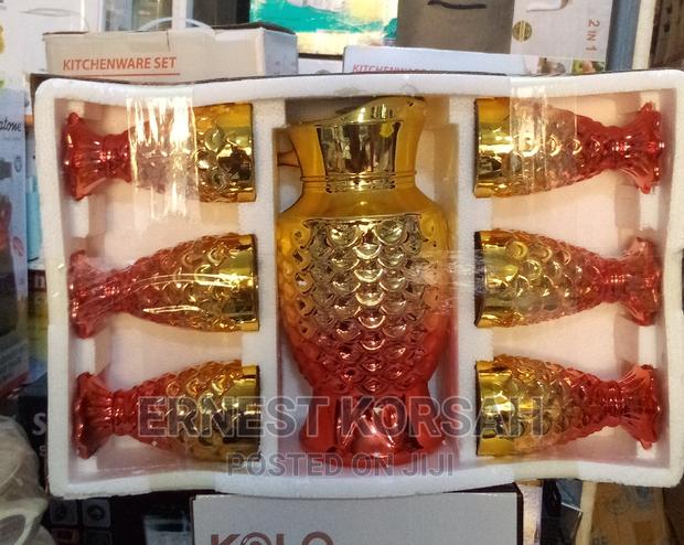 7 Pc's Glass Drinking Set · Photo 1