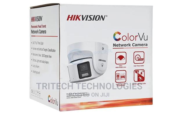 Hikvision 4mp Panoramic Colorvu Fixed Turret Ip Camera Dome · Photo 1