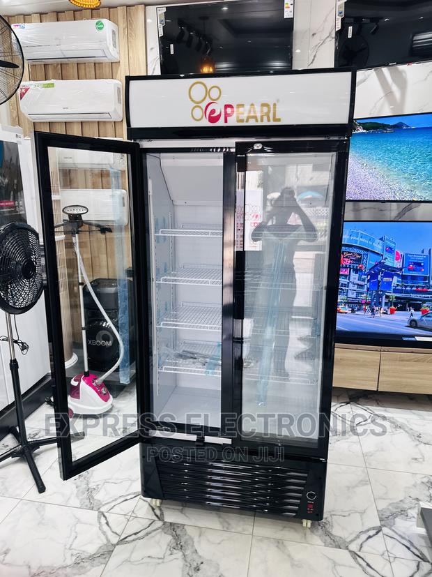 Durable Build Body Double Door Display Fridge Pearl · Photo 1