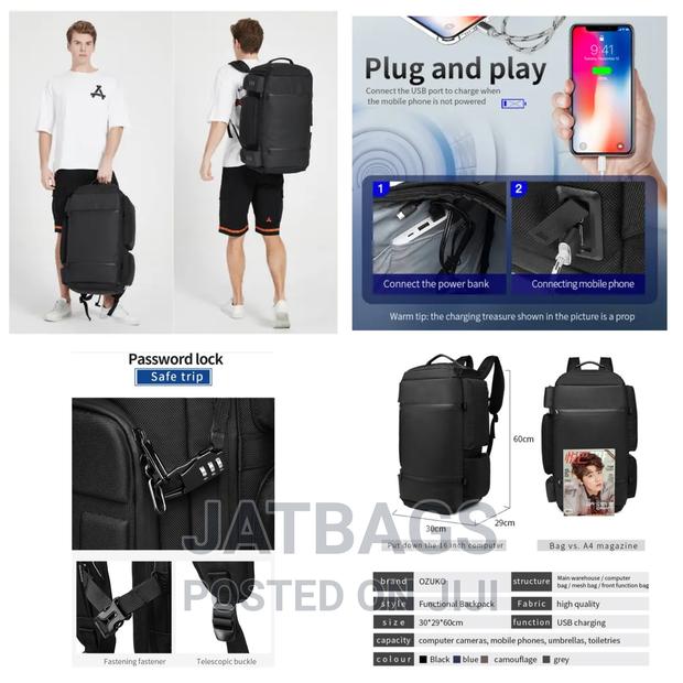 Ozuko Travelling Waterproof Laptop Backpack (Free Delivery) · Photo 3
