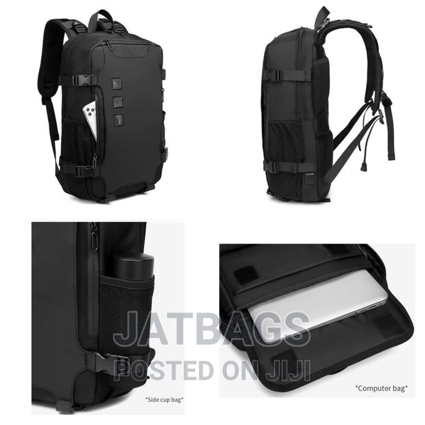 Ozuko Black Waterproof Laptop Backpack (Free Delivery) · Photo 2