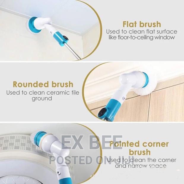 Home Electric Shower Cleaner Spin Scrubber Set · Photo 4