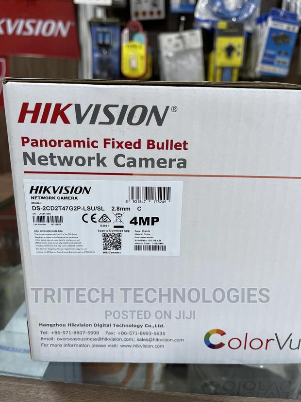 Hikvision 4mp Panoramic Color-Vu Fixed Outdoor Ip Camera · Photo 3