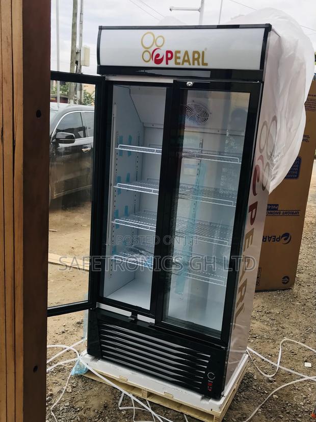 Glass White Doubledoor PVC-622-2B Pearl Display Fridge · Photo 1