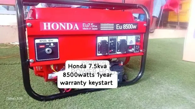 Powerful Honda 7.5kva 8500w Generator – Built for Performance · Photo 1