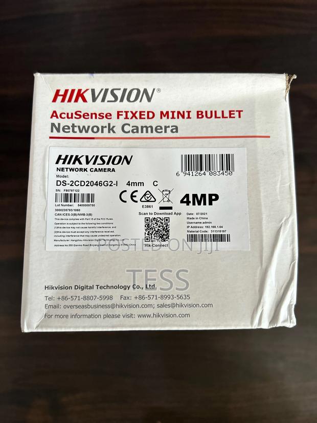 Hikvision Ip Camera 4MP Acusense DS-2CD2046G2-I · Photo 3