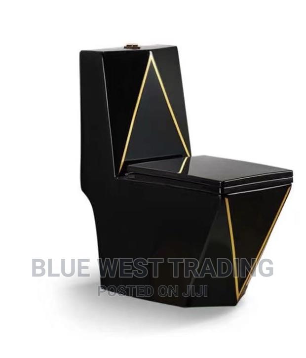 Black Water Closet - DIAMOND SHAPED WATER CLOSET · Photo 1