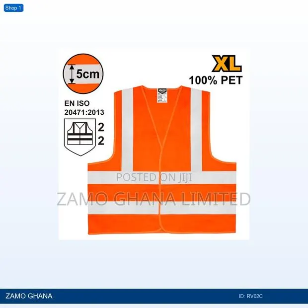 Reflection Vest Orange - Rv02c · Photo 1