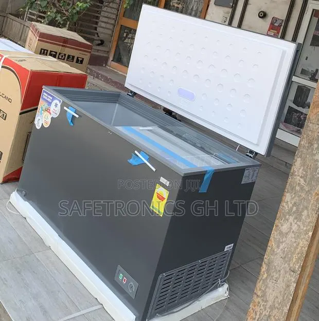 Perfect Sleek Grey Nasco 392 LTRS Chest Freezer (NAS-420S-SK) · Photo 1