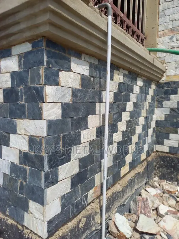 Professional Black White Stone Cladding | Exterior Interior · Photo 1