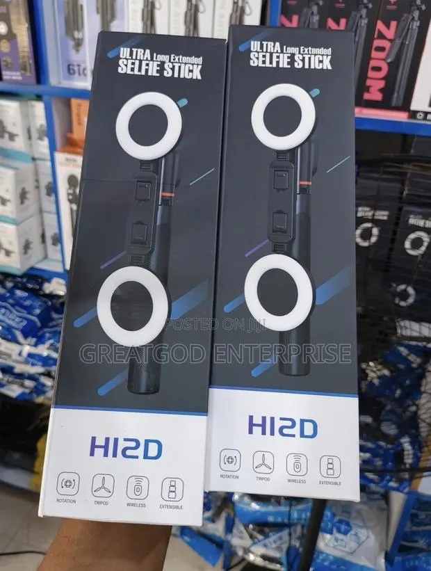 HI2D / H12D Ultra Long Extended Selfie Stick Tripod · Photo 1