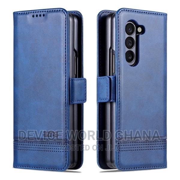 Azns Leather Flip Case for Samsung Z Fold 6 and Fold 5 · Photo 2
