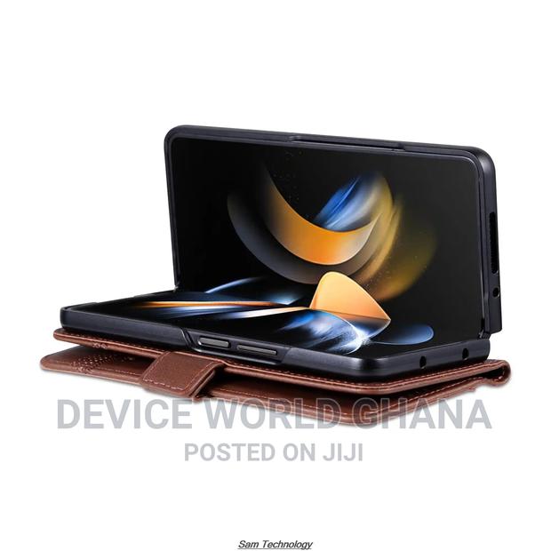 Azns Leather Flip Case for Samsung Z Fold 6 and Fold 5 · Photo 3
