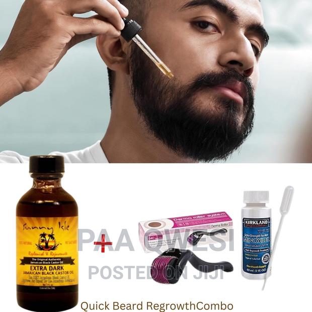 Kirkland Minoxidil With Castor Oil Roller Beard Solution. · Photo 1