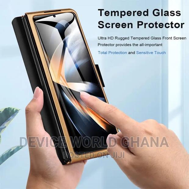 Custodia Leather Flip Case Samsung Z Fold 5 N Fold 4(No Pen) · Photo 3