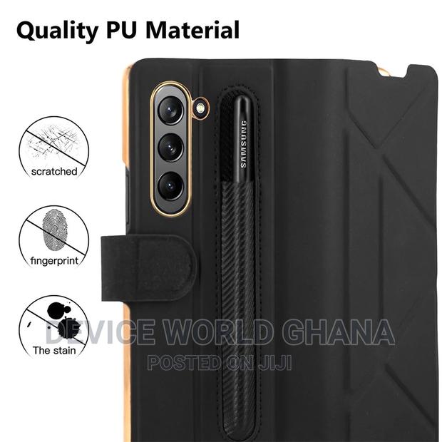 Custodia Leather Flip Case Samsung Z Fold 5 N Fold 4(No Pen) · Photo 7