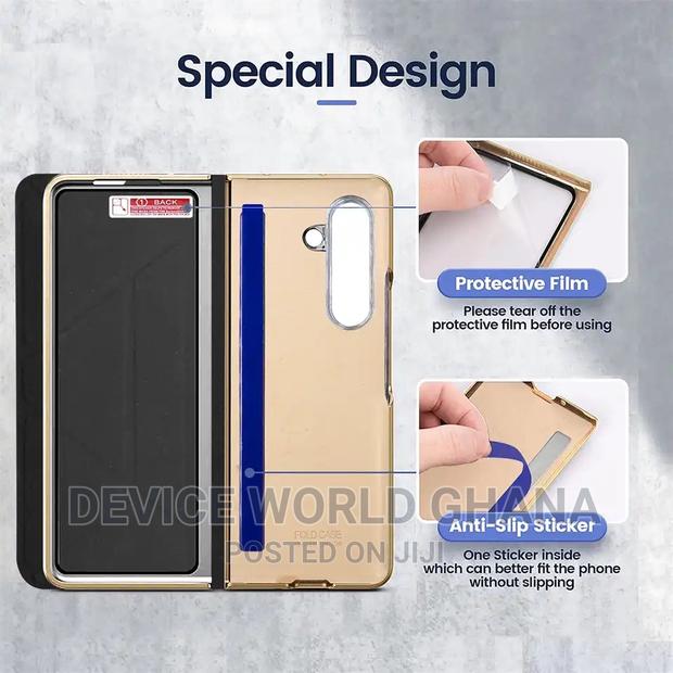 Custodia Leather Flip Case Samsung Z Fold 5 N Fold 4(No Pen) · Photo 6