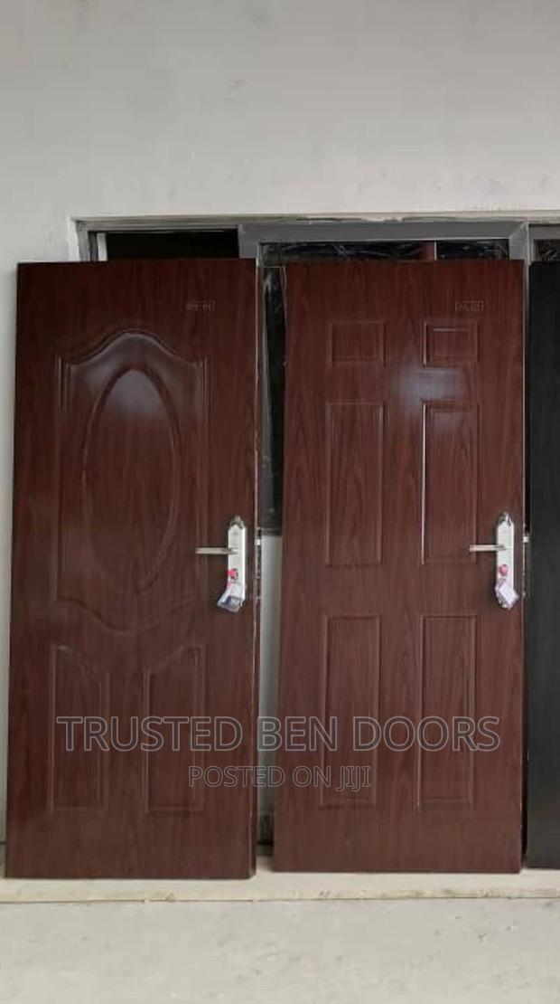 Foreign Bedroom and Washroom Panel Doors [Frames+Locks+Keys] · Photo 1