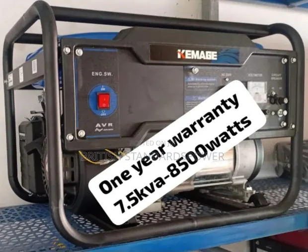 Resilient 7.5kva Petrol Kemage Generator Silent · Photo 1
