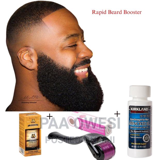 Derma Roller With Kirkland Castor Oil (Best Beard Combo · Photo 1