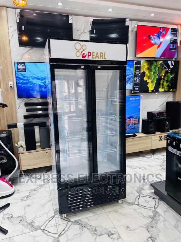 Pearl Commercial Display Double Door Fridge PVC 622-2b · Photo 1