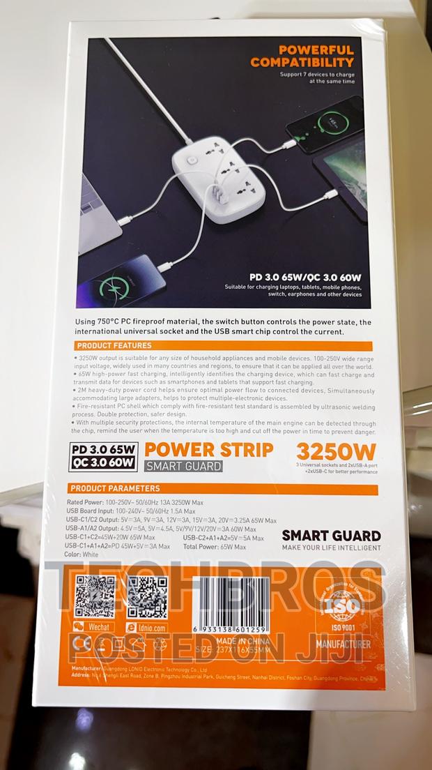 LDNIO High Wattage Power Strip With 65W Gan Charging · Photo 2