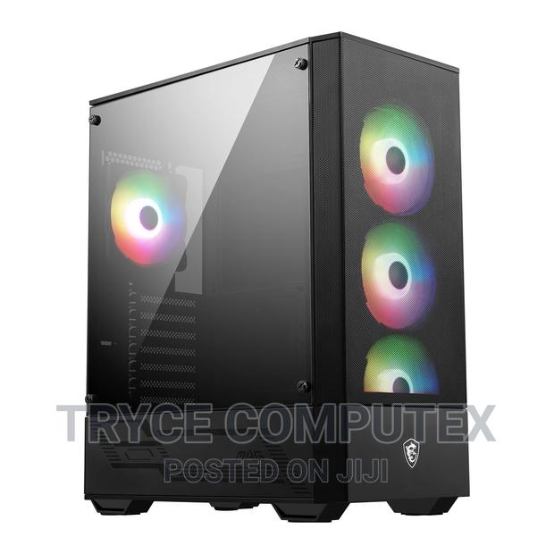 MSI MAG FORGE 112R Black Tempered Glass Mid-Tower Case · Photo 1