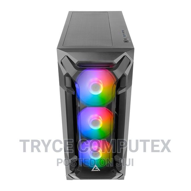 Antec DF600 FLUX Mid Tower Windowed PC Case Inc 5 Argb Fans · Photo 2