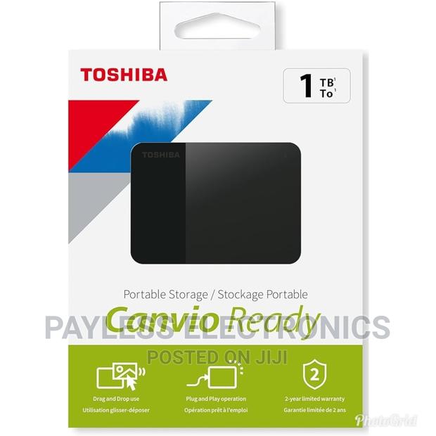 Toshiba Portable Usb 3.0 External Hard Drive - 1tb - Black · Photo 1