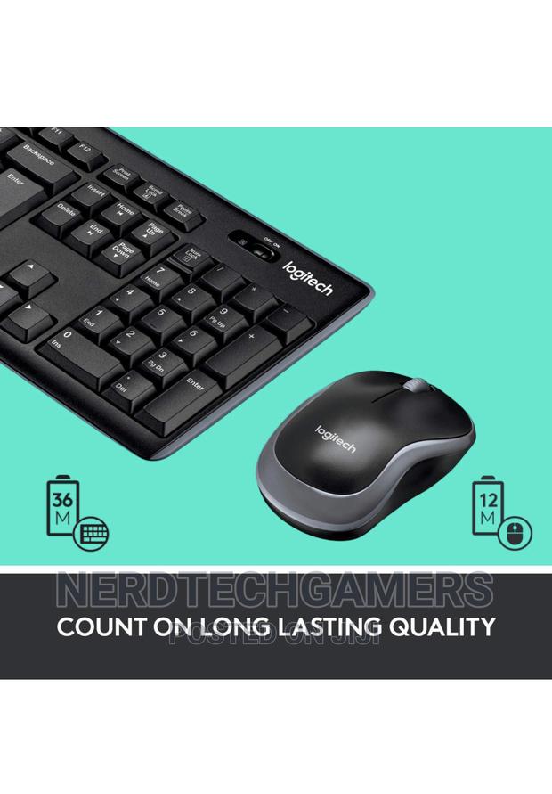 Logitech MK270 Wireless Keyboard and Mouse Combo Keyboard · Photo 2