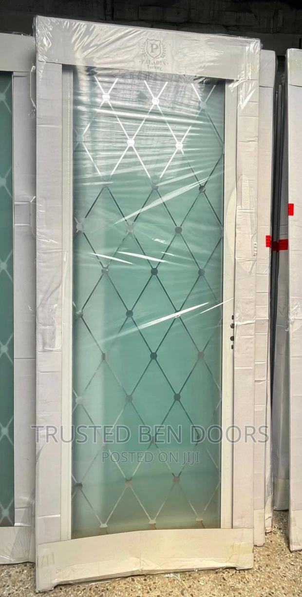 Turkish Paladin Glass Bathroom+Toilet Door At Discount Price · Photo 1