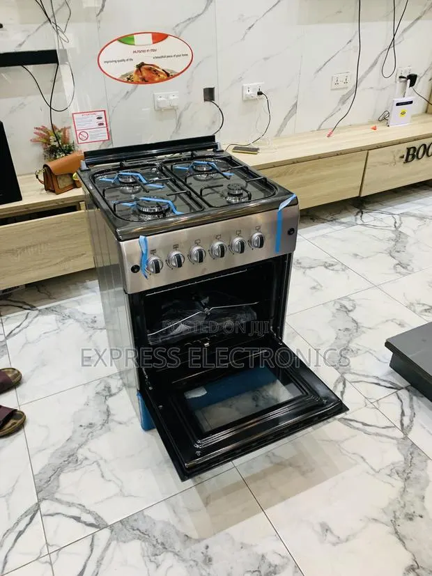 Ultra Modern Gas Cooker Oven 4burner New Line 60/60 Sliver · Photo 1