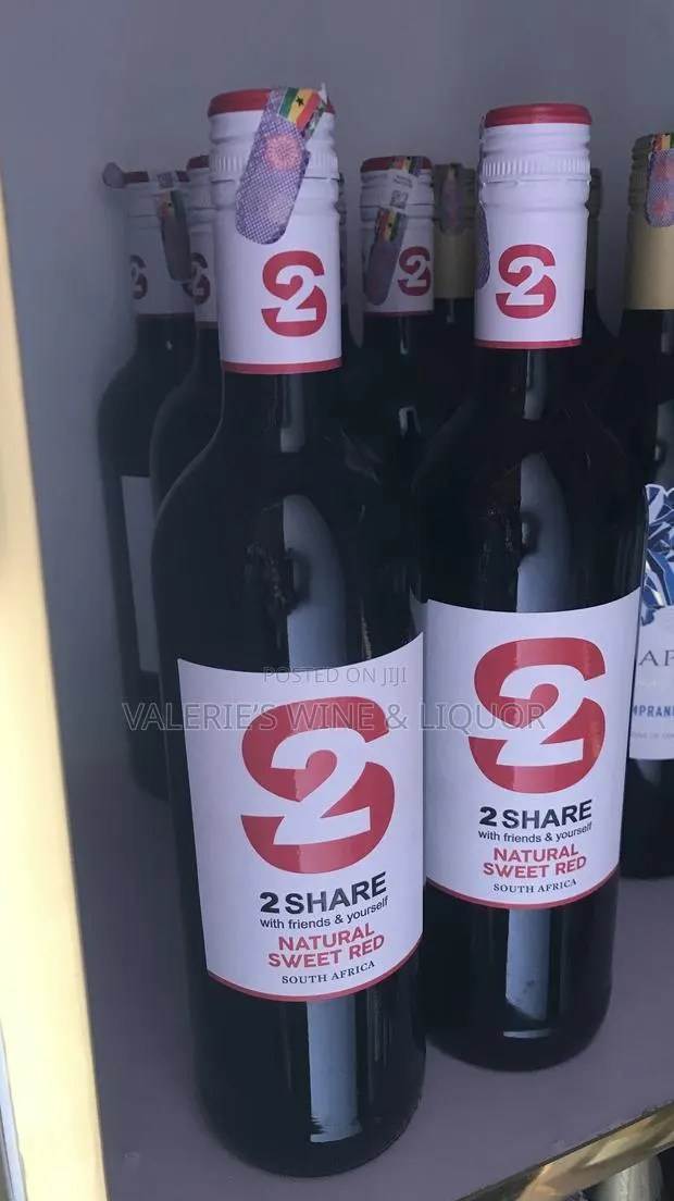 Xa 2 Share Sweet Medium Rouge Wine -750-South Africa · Photo 1