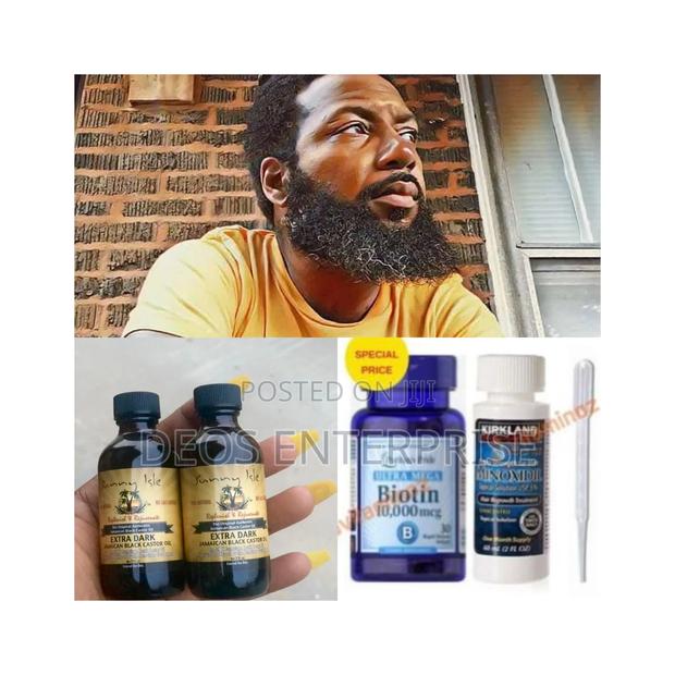Castor Oil Kirkland Minoxidil Biotin · Photo 1