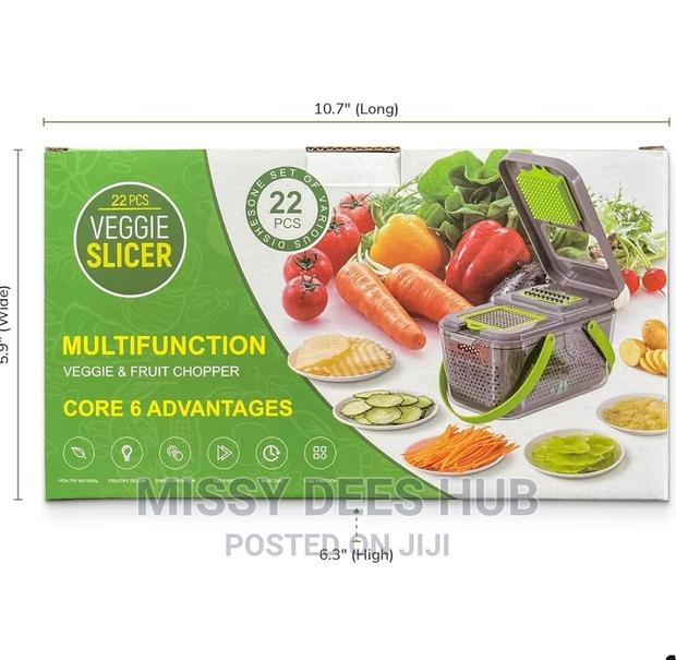 22pcs Fruits and Vegetables Chopper · Photo 2