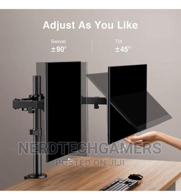 Ergear Dual Monitor Desk Mount, Fully Adjustable Dual · Photo 5