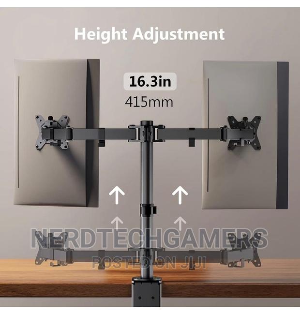 Ergear Dual Monitor Desk Mount, Fully Adjustable Dual · Photo 4