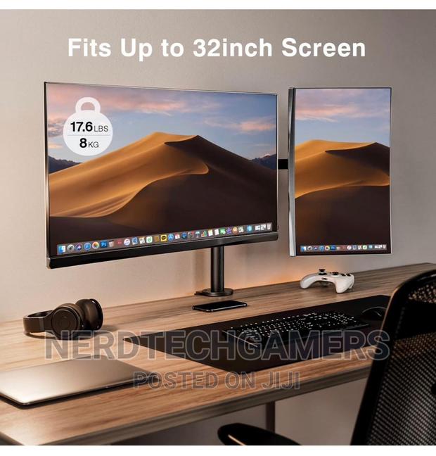 Ergear Dual Monitor Desk Mount, Fully Adjustable Dual · Photo 6