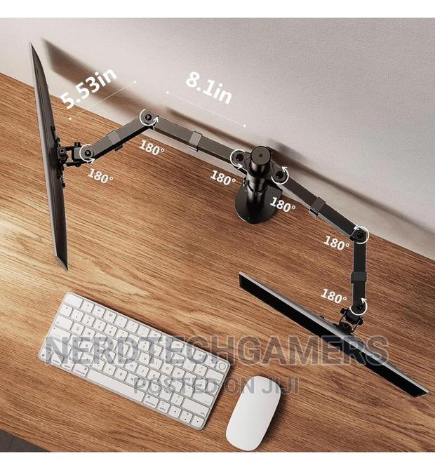 Ergear Dual Monitor Desk Mount, Fully Adjustable Dual · Photo 3