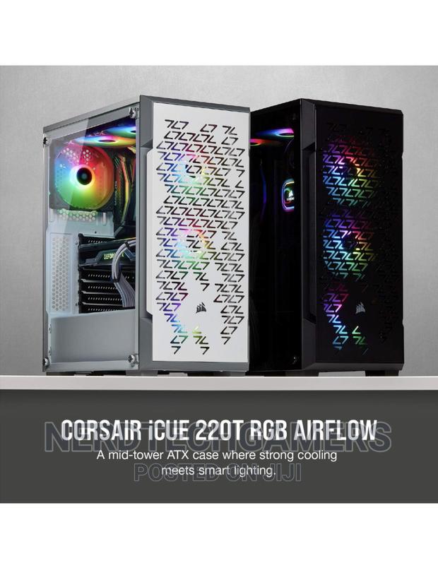 Corsair Icue 220T RGB AIRFLOW Tempered Glass Mid-Towe - Blac · Photo 2