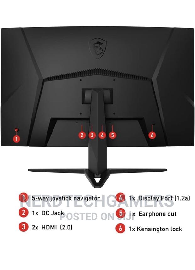 MSI G32CQ4, 32gaming Monitor, 2560 X 1440 (QHD), VA, 165hz, · Photo 4
