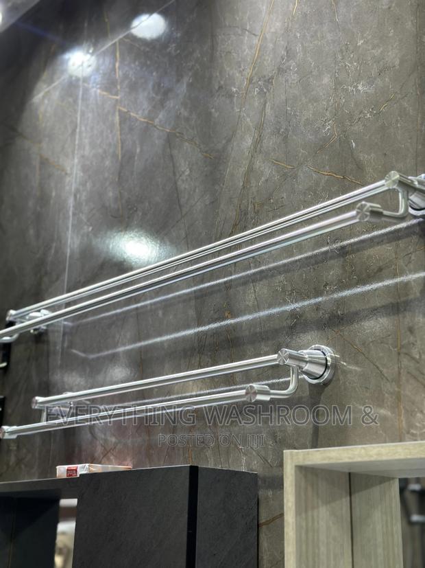 Stainless Towel Rail_double Towel Hangers_long Medium Size · Photo 1