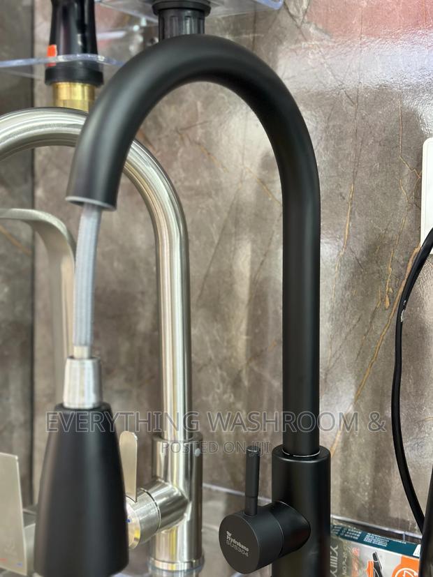 Black Pullout Faucet_pull Out Tap_black Pullout Mixer Tap · Photo 6