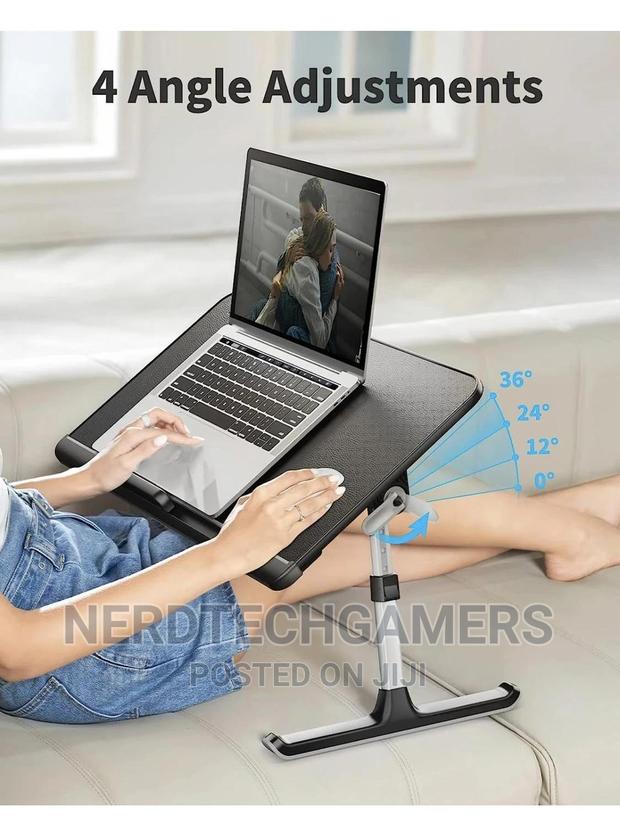 SAIJI Laptop Bed Tray Table, Laptop Computer Lap Desk For Be · Photo 2